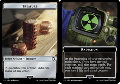 Radiation (0022) // Treasure (0018) Double-Sided Token